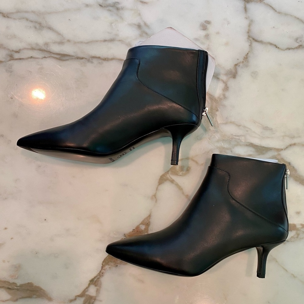 Via Spiga Black Leather Booties Never Worn
